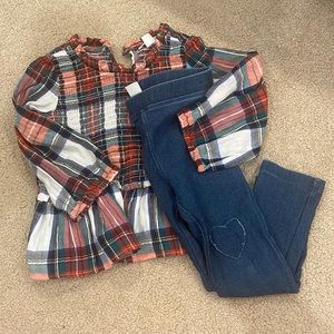 J crew girls outfit size 3